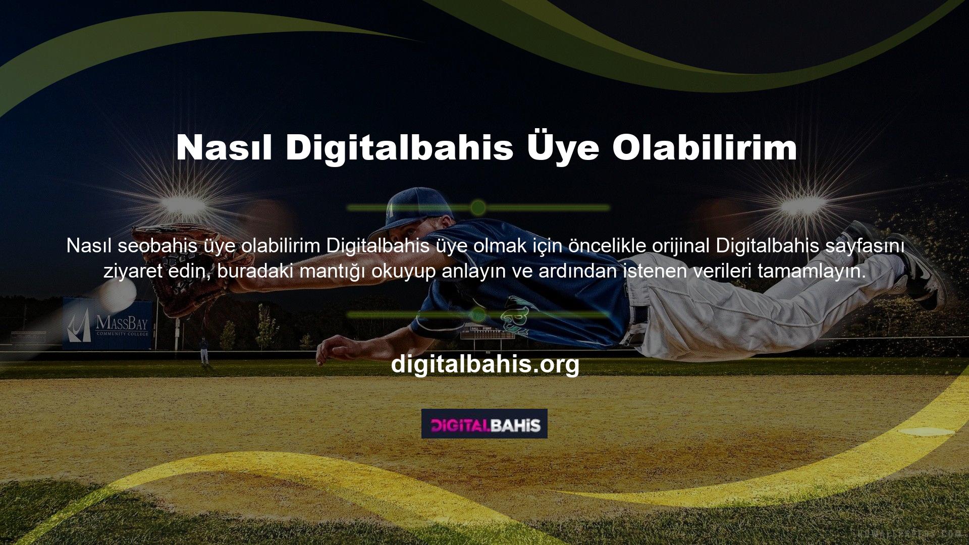 Digitalbahis web sitesine Digitalbahis hesabından erişilebilir